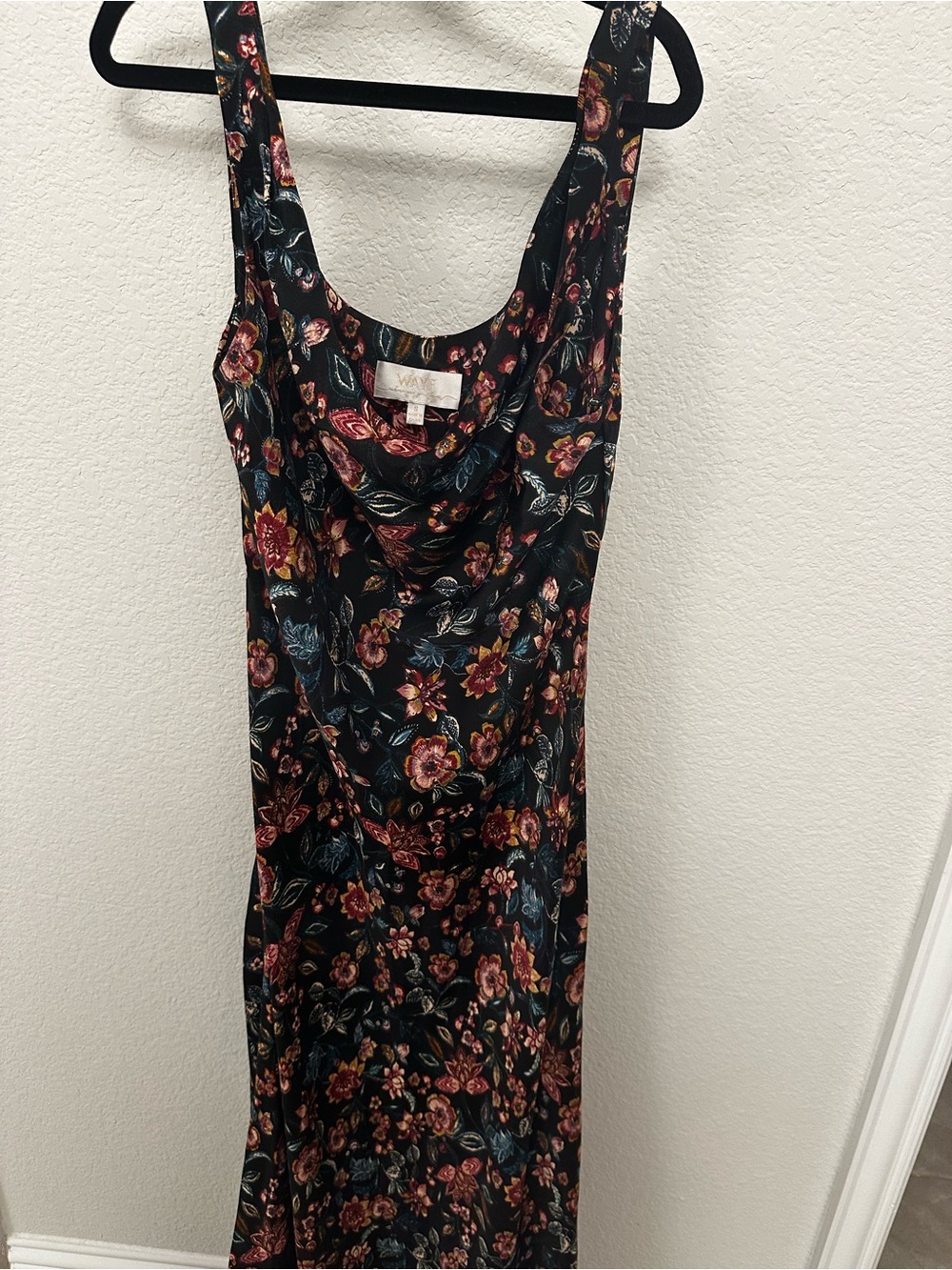 Wayf Keira floral sleeveless gown